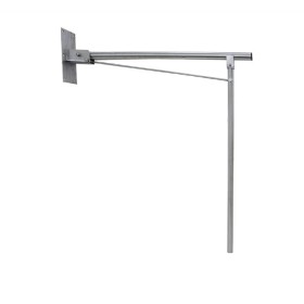 Polish Finished AISI 304 Stainless Steel Swing-Up Grab Bar Floor Support