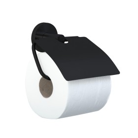 Niza Black Series - Black Finished Stainless Steel Toilet Paper Roll Dispenser
