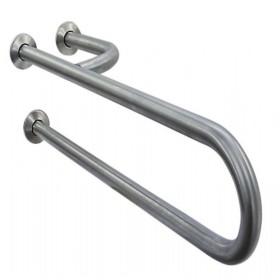 Satin Finished AISI 304 Stainless Steel Triple Support Grab Bar